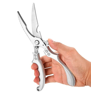 Logo personnalisé chinois utilitaire cisaillement en acier inoxydable forgé canard poisson ciseaux de cuisine robustes de haute qualité par ANAAIF - Product Image 3