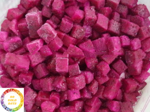 Cubes et tranches de fruits du dragon congelés IQF du Vietnam pour la distribution en vrac dans le monde entier - Product Image 2