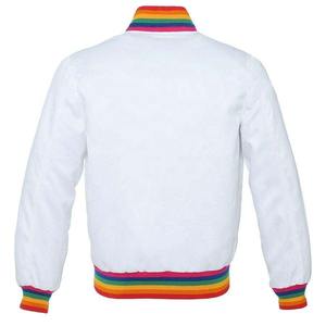 Chaqueta Universitaria Clásica de Lona para Hombre, Diseño Personalizado OEM, Mangas Largas, Frente Alto, para Invierno Informal al Aire Libre - Product Image 2