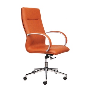 Bon 01 BFGVP054 Classic Executive Chair Premium PU Leather and Metal Base Ergonomic and Adjustable Height for Workshops Gyms - Product Image 1