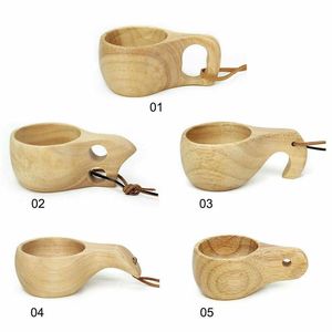 CULTURES Natural Wood <b>Tea</b> <b>Cup</b> Wooden for Wine Coffee Water Hot Cold Drinks Drinking Mug, Japanese Style Wood <b>Tea</b> <b>Cup</b> - Product Image 6