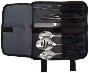 Многофункциональный чехол для рулона ножей шеф-повара из вощеной холщовой ткани держатель для столовых приборов сумка для хранения инструментов сумка для инструментов электрические инструменты