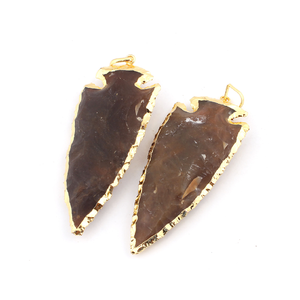 Colgante de Punta de Flecha de Latón Galvanizado Vintage de 60mm, Entrega Global de Prosperidad y Abundancia para Niños - Product Image 4