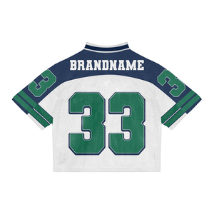 Wholesale Custom 220g Polyester <b>V</b>-<b>Neck</b> Mesh Printed Jersey Men's Lightweight Summer Streetwear <b>Oversized</b> Boxy Retro <b>T</b>-<b>Shirt</b> - Product Image 3