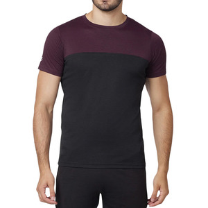Camiseta de Manga Corta con Panel en Contraste, Tejido Suave, Ligero y Transpirable para un Estilo Diario a la Moda - Product Image 5