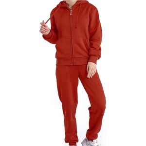 Sweat à capuche respirant à fermeture éclair pour femmes personnalisé 2025 avec logo personnalisable Survêtement pour femmes - Product Image 5