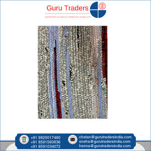 Estilo clásico Tamaño personalizado Forma de rectángulo Lavable Antideslizante Calidad excepcional Reversible Chindi Felpudos para pedidos a granel - Product Image 3