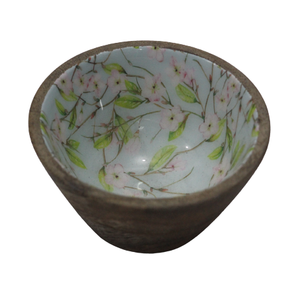 Nouveauté bol en bois émaillé impression personnalisée bol intérieur fruits bol de service accessoires de cuisine - Product Image 2