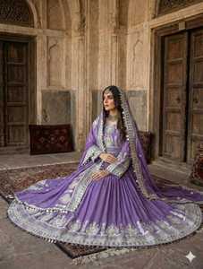 Nouvelles robes afghanes pour femmes 2025, robes maxi standard afghanes kuchi vintage à broderies lourdes en 3 pièces, grandes tailles pour femmes - Product Image 4