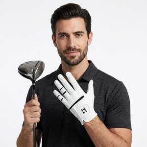 Gants de golf professionnels pour hommes, droitiers, sur mesure, en cuir de cabretta de mouton de haute qualité, respirants, pour le sport en plein air - Product Image 4