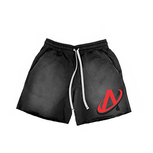 350 GSM coton éponge été hommes lavé à l'acide Shorts de sueur conception de haute qualité Logo personnalisé Shorts pour hommes nouveaux Shorts pour hommes - Product Image 2