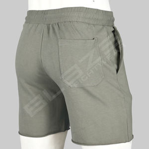 Pantalones cortos de gimnasio atléticos de estilo callejero para hombre, ropa deportiva informal de secado rápido, patrón sólido con bolsillos, venta al por mayor ecológica - Product Image 2