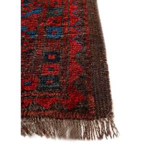 Alfombra de Lana Anudada a Mano Kiaan, Rojo Naranja Paem-503, Patrón Geométrico Abstracto, Kilim para el Hogar, para la Entrada, Rectangular de 9x12, para Adolescentes - Product Image 4