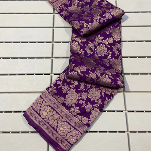 Indian High Demand Heavy Georgette Saree Último exclusivo Sari de calidad premium Ropa festiva Ropa de fiesta Ropa de novia Más de moda - Product Image 1