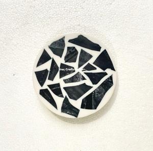 Sous-verres ménagers tapis en résine de bois tampons ronds maison hôtel résine époxy ronde naturelle acacia accessoires de cuisine en bois - Product Image 6