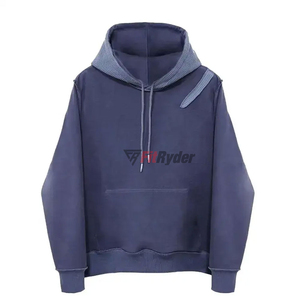 Las Mejores Sudaderas Extra Grandes de Estilo Informal para Hombre, Nuevo Estilo, Sin Costuras, Desgastadas, Lavadas, Vintage, Lavadas al Ácido, Sin Cordones, al por Mayor - Product Image 5
