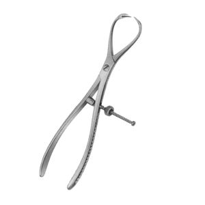 Proveedor en Línea, Pinzas de Reposiición Ósea Manuales Más Vendidas, Acero Inoxidable de Alta Calidad, Reutilizables, Uso Hospitalario, Dentadas - Product Image 3