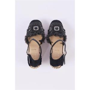 Alpargata cerrada con tacón de cuña alto - Product Image 4