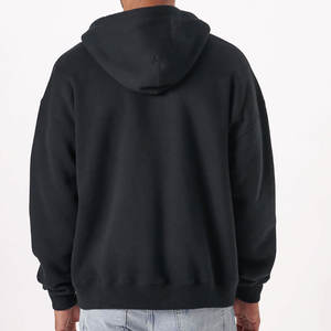 Meilleure qualité acide lavage fermeture éclair à capuche hommes 100% coton Vintage Style fermeture éclair surdimensionné épais GSM sweats à capuche hommes - Product Image 5