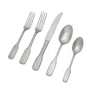 Handmade Standard Quality Custom Finished Cutlery With Black Colored Handle <b>Tabletop</b> Kitchen Metal Cutlery Set - Product Image 5