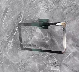 Durable <b>Wall</b> <b>Mounted</b> <b>Towel</b> Hanger Bathroom Organizer Rack For Home And Washroom Storage - Product Image 4