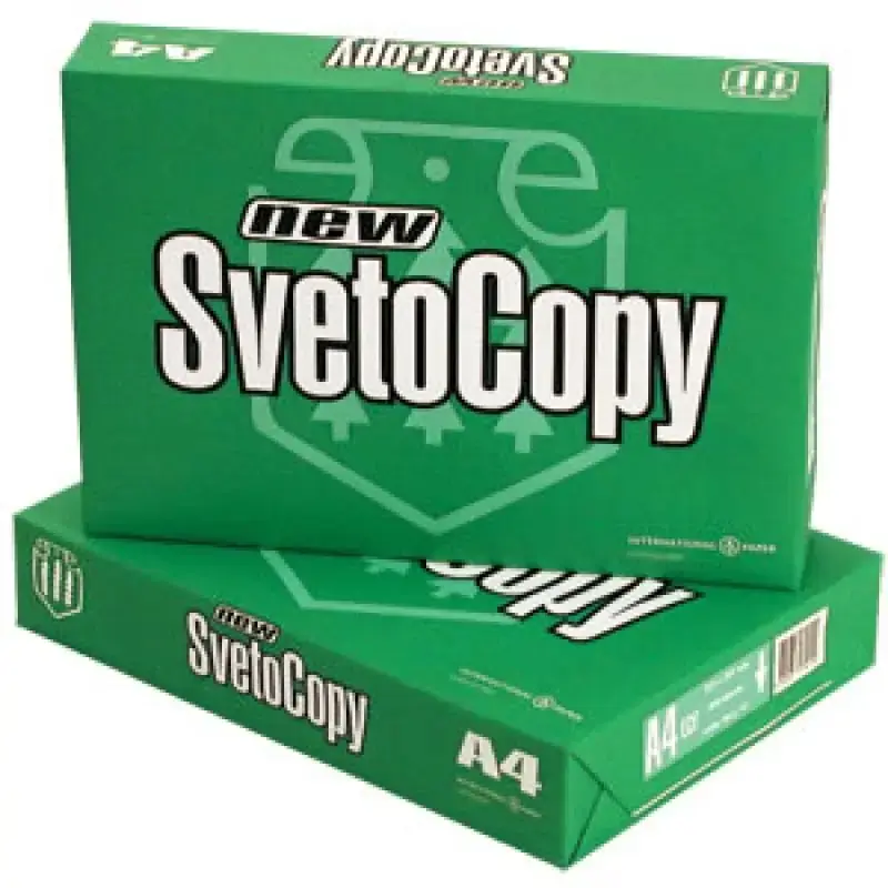 100% เยื่อกระดาษ80gsm SvetoCopy A4กระดาษ/A4กระดาษสำเนา/คู่กระดาษ A4 70แกรม