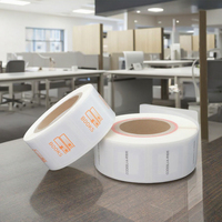 Rouleau d'autocollant Rfid imprimable programmable Iso18000-6C personnalisée Uhf Ucode9 Arc étiquettes d'étiquettes d'actifs Rfid pour la gestion des stocks