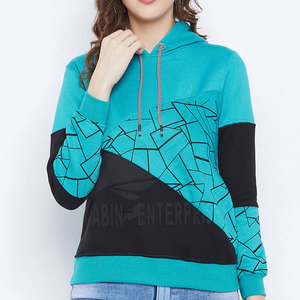 เสื้อฮู้ดดี้ผู้หญิงไซส์ใหญ่ คุณภาพสูง ผ้าฝ้าย 100% สวมใส่สบาย พร้อมโลโก้สั่งทำพิเศษ สำหรับฤดูหนาว มีเชือกผูกที่ฮู้ด - Product Image 1