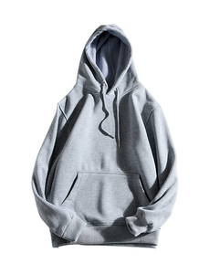 Invierno francés Terry Denim Oversize Hoodie hombres mujeres chaqueta de peso pesado 450 GSM moda lágrimas suéter lavado - Product Image 4