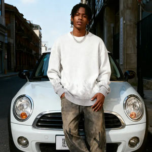 Sudadera de invierno de algodón 100% de gran tamaño personalizada, jersey de calle para hombres y mujeres, ropa deportiva para gimnasio, proveedor de Boutique 2025 - Product Image 1