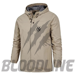 Men's Color Blocking <b>Waterproof</b> Breathable Windproof Eco-Friendly Quick Dry <b>Thin</b> Embroidered Puffer <b>Jacket</b> Zipper Closure Formal - Product Image 1