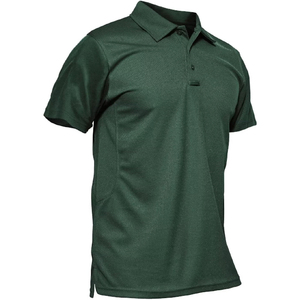 Haute qualité 100% Polyester hommes pour Polo T-Shirts sur mesure été plaine Sport affaires à manches courtes Style solide en gros - Product Image 6