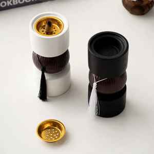 Quemador de Aromaterapia Ecológico de Madera de Acacia Árabe, Estilo de Medio Oriente, Perfecto para Uso Religioso con Bakhoor, Crea un Ambiente Cálido y Relajante - Product Image 6