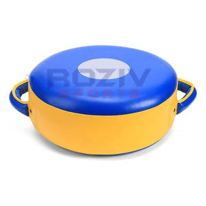 Coussin de protection rond de boxe en cuir PU de qualité supérieure, doux, personnalisable, meilleur fournisseur, prix de gros - Product Image 4