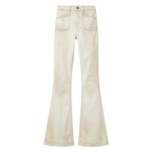 Classic Blue Denim Flare <b>Jeans</b> <b>Women</b> High Waisted Slim Fit Bell Bottoms <b>Vintage</b> Blue Wash Stretchy Bootcut Denim Trousers - Product Image 4