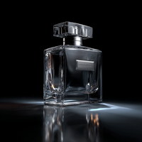 Flacon de Cologne Personnalisé de Luxe, Flacon de Cologne Vide, 30ml 50ml 100ml, Flacons de Parfum en Verre avec Emballage Boîte