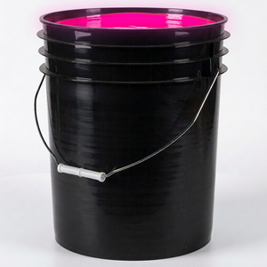 Revêtement liquide mat à base d'émulsion UV fluorescente rose de 5 gallons pour revêtement anti-éclaboussures lavable et réactif à la lumière noire pour fêtes - Product Image 1