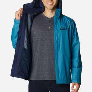 แจ็กเก็ตกันฝนสำหรับผู้ชายเสื้อแจ็กเก็ตกันน้ำมีหลายสีติดฉลากส่วนตัว - Product Image 5