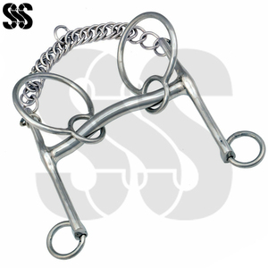 2026 Servicio OEM ODM de Calidad Premium, con Logotipo Personalizado, Precio Mayorista, Bocados para Caballos de Acero Inoxidable Ligeros, Soporte Lateral Estable que Previene - Product Image 2