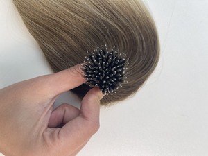 Extensiones de cabello humano de anillo Nano de doble dibujado al por mayor sin procesamiento químico - Product Image 5