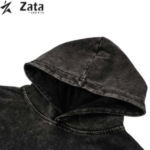Sweat à capuche unisexe surdimensionné pour homme, de haute qualité, avec logo imprimé en relief, écologique, respirant, uni, hiver, décontracté, lourd et doublé - Product Image 6