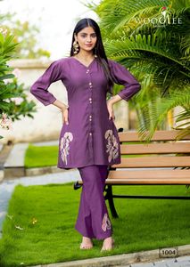 New Collection Traditional Indian Wedding Coord Set Embroidered Pure Russian Viscose Silk Lining Maruti Fashion Women's - Product Image 3