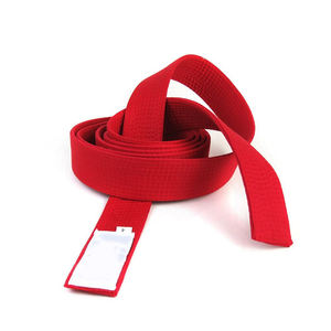 2025 gros coton blanc noir coton BJJ ceinture qualité supérieure Art martial karaté ceinture sur mesure ceinture de karaté - Product Image 2