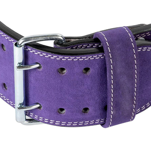 Cinturón de ejercicio de gimnasio de cuero de vaca de alta calidad último diseño para hombres mujeres levantamiento de pesas entrenamiento físico proporciona soporte para la espalda - Product Image 6