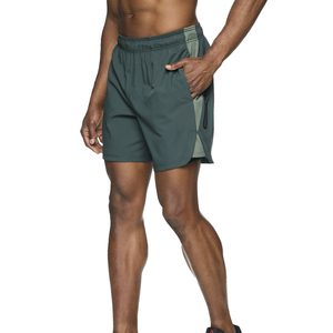 Short de course décontracté en polyester de couleur unie pour hommes Shorts de sport à séchage rapide Gym Fitness Jogging Shorts de sport d'entraînement écologiques pour hommes - Product Image 6