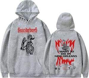 Sweat à capuche de hockey pour homme, style rétro, à lacets, coupe courte, directement de l'usine, inspiré des maillots de la LNH - Product Image 4