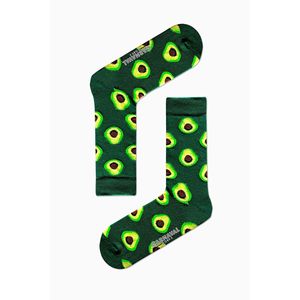 Chaussettes en nylon colorées pour fille avec broderie jacquard motif avocat vert, respirantes, taille unique, pour usage quotidien au printemps - Product Image 1