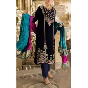 Vente en gros Meilleure vente Taille personnalisée femmes robe de soirée pakistanaise Prix raisonnable femmes robe de soirée pakistanaise - Product Image 1