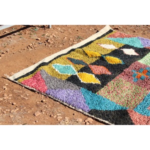 Alfombra de lana colorida abstracta bereber - Product Image 4