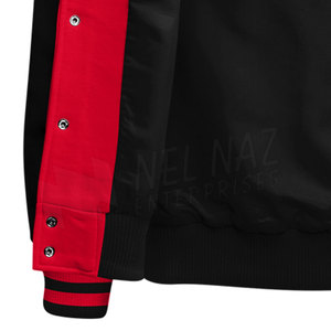 Veste universitaire pour homme de haute qualité, fermeture à boutons, en laine, grande taille, hiver, style streetwear, col montant, veste de style Letterman - Product Image 6